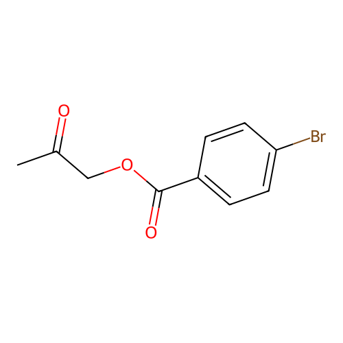 2-Oxopropyl 4-bromobenzoate structure