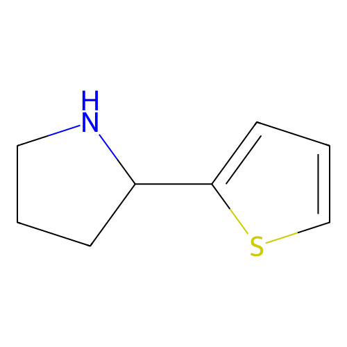2-(Thiophen-2-yl)pyrrolidine structure