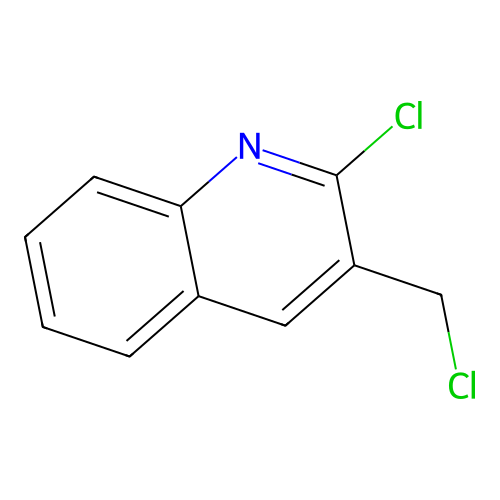 2-Chloro-3-(chloromethyl)quinoline structure