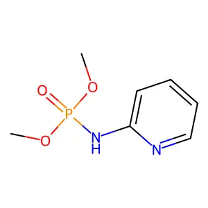 2-吡啶基磷酰胺酸二甲酯 structure