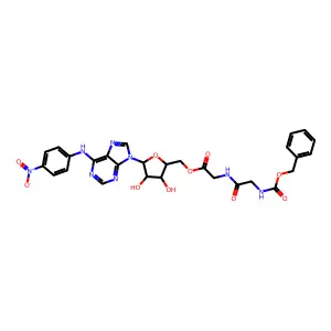 Adenosine 5'-(alpha-thio)diphospho-5'-ribofuranosylnicotinamide structure