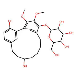 Myricanol-15-glucoside structure