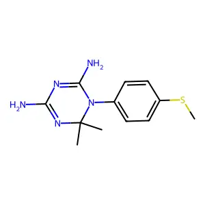 Methiotriazamine structure