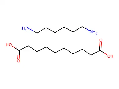 Decanedioic acid, compd. with 1,6-hexanediamine (1:1) structure