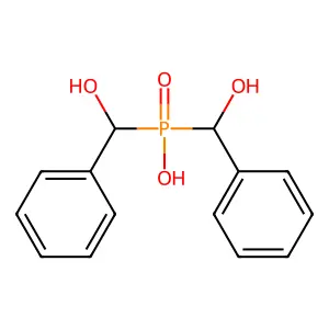 双(羟苯基甲基)次膦酸 structure