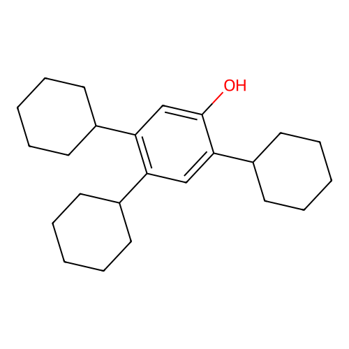 2,4,5-Tricyclohexylphenol structure