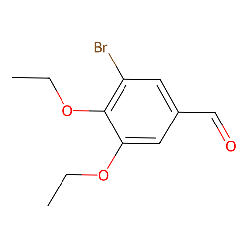 3-Bromo-4,5-diethoxybenzaldehyde structure