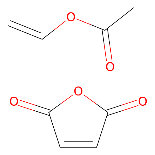 Acetic acid ethenyl ester, polymer with 2,5-furandione structure