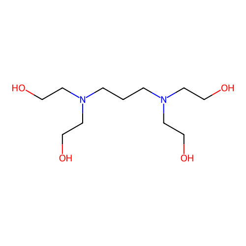 2-[3-(Bis(2-hydroxyethyl)amino)propyl-(2-hydroxyethyl)amino]ethanol structure