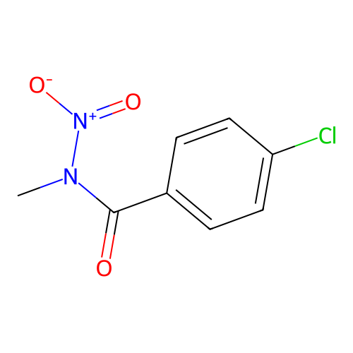 Benzamide, 4-chloro-N-methyl-N-nitro- structure