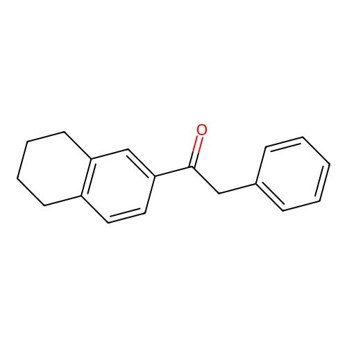 2-Phenyl-1-(5,6,7,8-tetrahydronaphthalen-2-yl)ethanone structure
