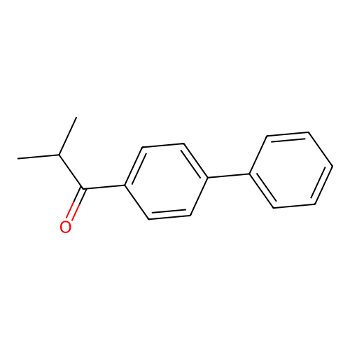 1-(Biphenyl-4-yl)-2-methylpropan-1-one structure