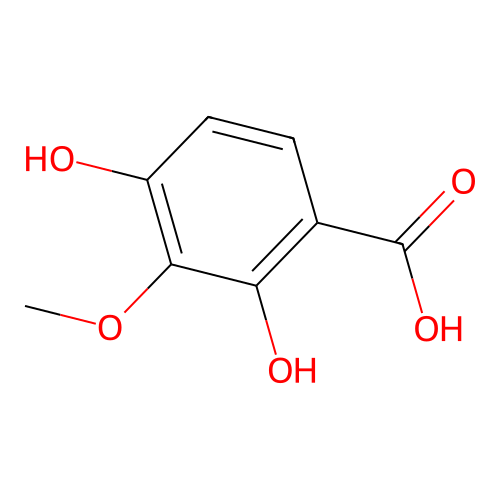 2,4-Dihydroxy-3-methoxybenzoic acid structure