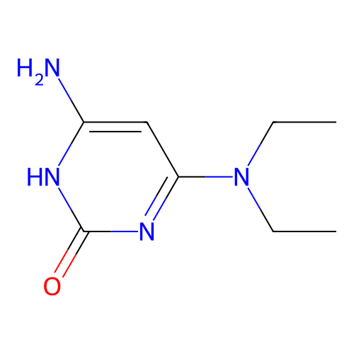 4-Amino-6-(diethylamino)pyrimidin-2-ol structure