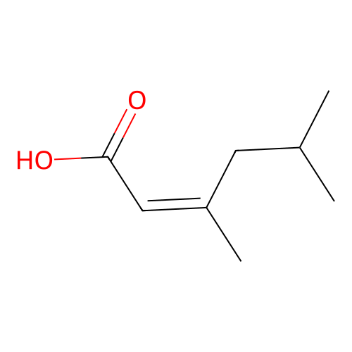 2-Hexenoic acid, 3,5-dimethyl-, (Z)- structure