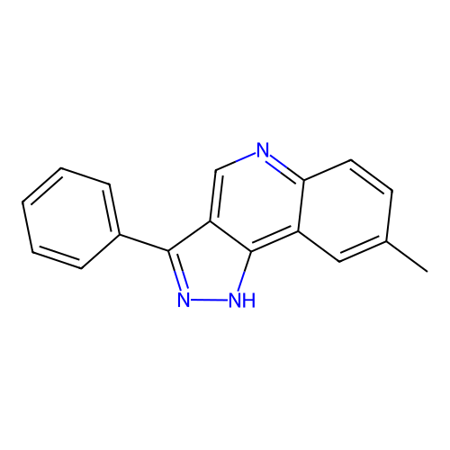 8-methyl-3-phenyl-1H-pyrazolo[4,3-c]quinoline structure