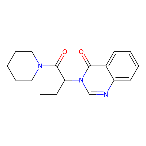 3-(1-oxo-1-(piperidin-1-yl)butan-2-yl)quinazolin-4(3H)-one structure