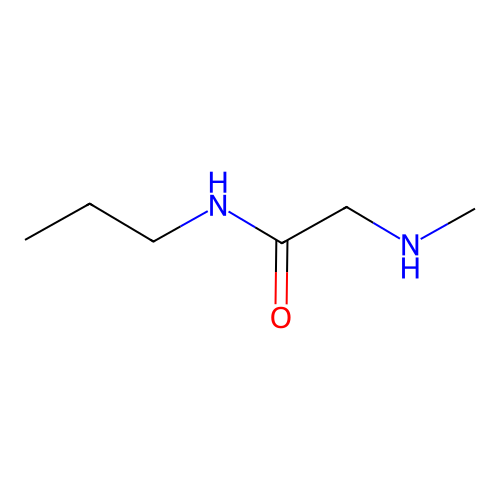 2-(methylamino)-N-propylacetamide structure