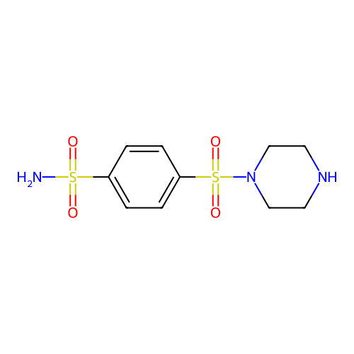 4-(Piperazine-1-sulfonyl)benzene-1-sulfonamide structure