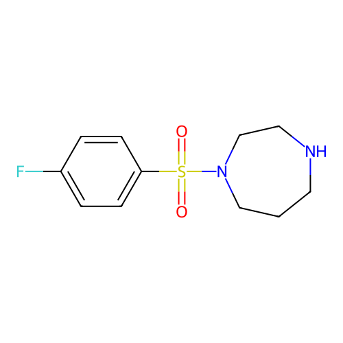 1-(4-Fluorobenzenesulfonyl)-1,4-diazepane structure