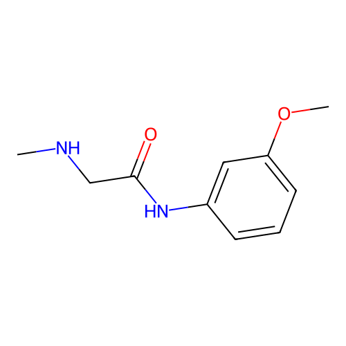 N-(3-methoxyphenyl)-2-(methylamino)acetamide structure