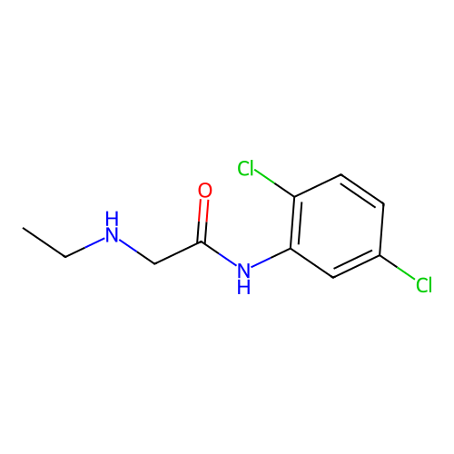N-(2,5-dichlorophenyl)-2-(ethylamino)acetamide structure