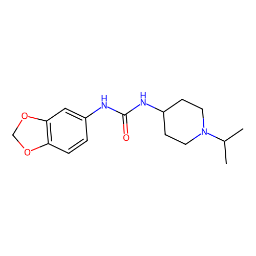 1-(1,3-Benzodioxol-5-yl)-3-(1-propan-2-ylpiperidin-4-yl)urea structure
