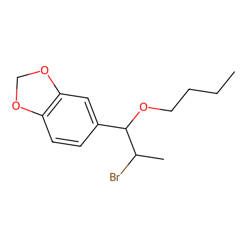 5-(2-Bromo-1-butoxypropyl)-1,3-benzodioxole structure