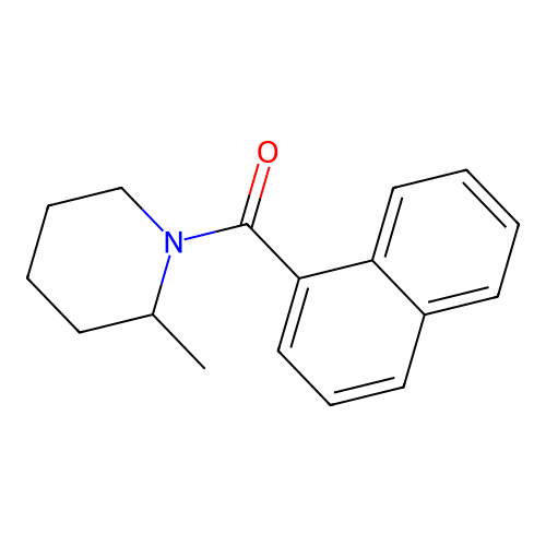 (2-Methylpiperidin-1-yl)(naphthalen-1-yl)methanone structure