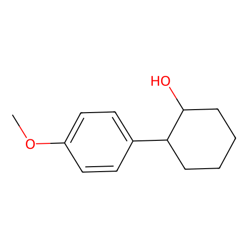 2-(4-Methoxyphenyl)cyclohexan-1-ol structure