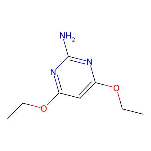 2-Amino-4,6-diethoxypyrimidine structure