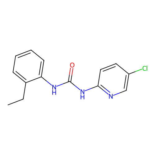 1-(5-Chloropyridin-2-yl)-3-(2-ethylphenyl)urea structure