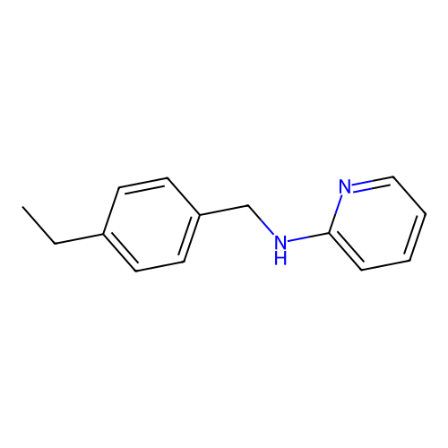N-(4-ethylbenzyl)pyridin-2-amine structure