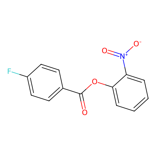 2-Nitrophenyl 4-fluorobenzoate structure