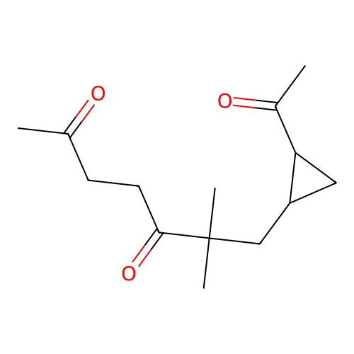 7-(2-Acetylcyclopropyl)-6,6-dimethylheptane-2,5-dione structure