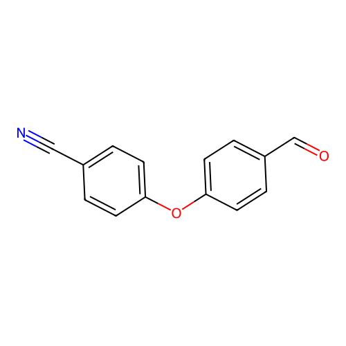 4-(4-Formylphenoxy)benzonitrile structure