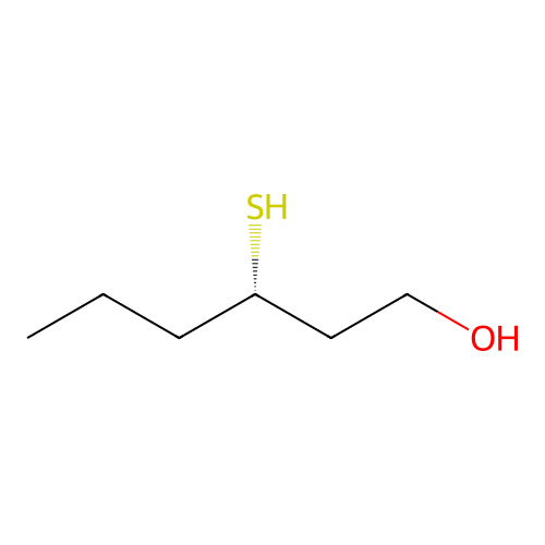 3-Mercaptohexanol, (S)- structure