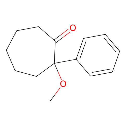 2-Methoxy-2-phenylcycloheptanone structure