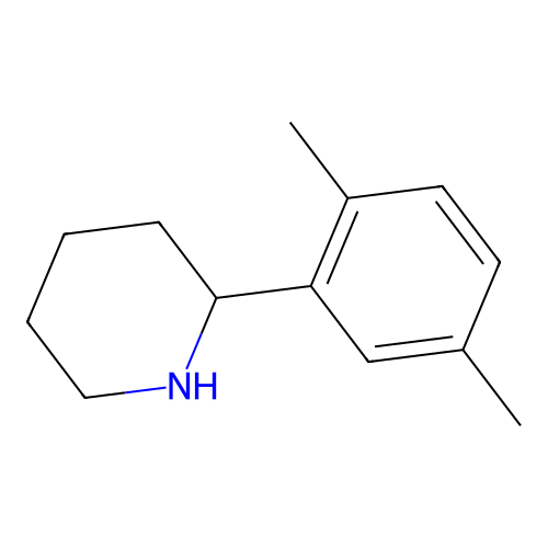2-(2,5-Dimethylphenyl)piperidine structure