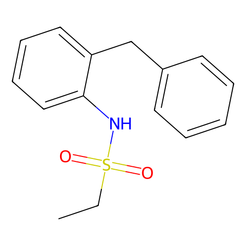 N-(2-benzylphenyl)ethanesulfonamide structure