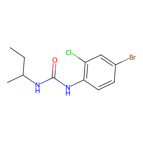 1-(4-Bromo-2-chlorophenyl)-3-butan-2-ylurea structure