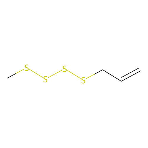 Allyl methyl tetrasulfide structure