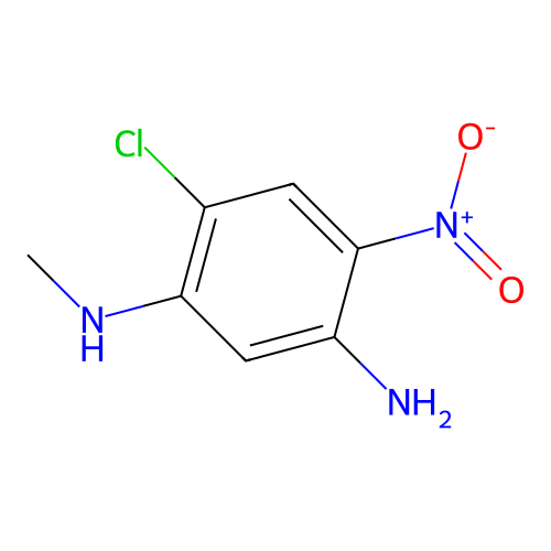 4-chloro-3-N-methyl-6-nitrobenzene-1,3-diamine structure