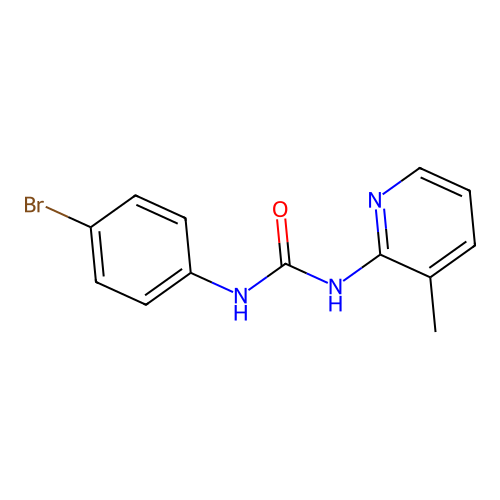 1-(4-Bromophenyl)-3-(3-methylpyridin-2-yl)urea structure