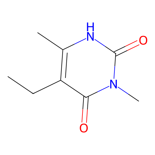 Uracil, 3,6-dimethyl-5-ethyl- structure