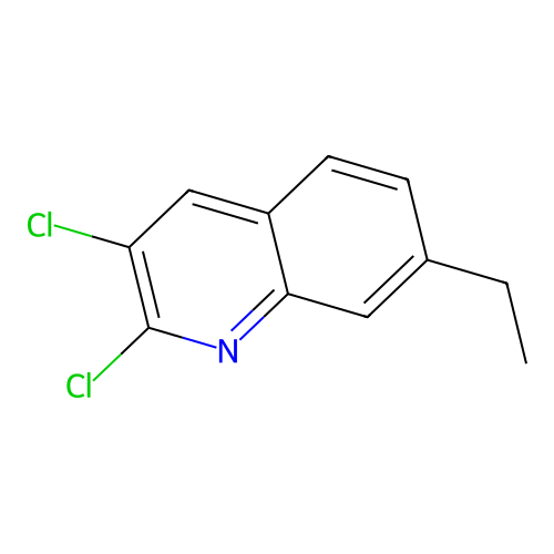2,3-Dichloro-7-ethylquinoline structure