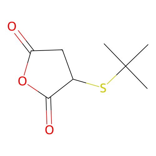 3-Tert-butylsulfanyloxolane-2,5-dione structure