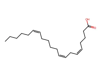 二十碳-5,8,14-三烯酸 structure