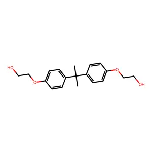 双酚A双(2-羟乙基)醚 structure