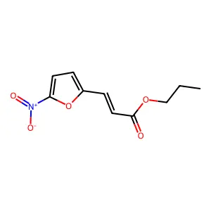 5-硝基-2-呋喃丙烯酸丙酯 structure